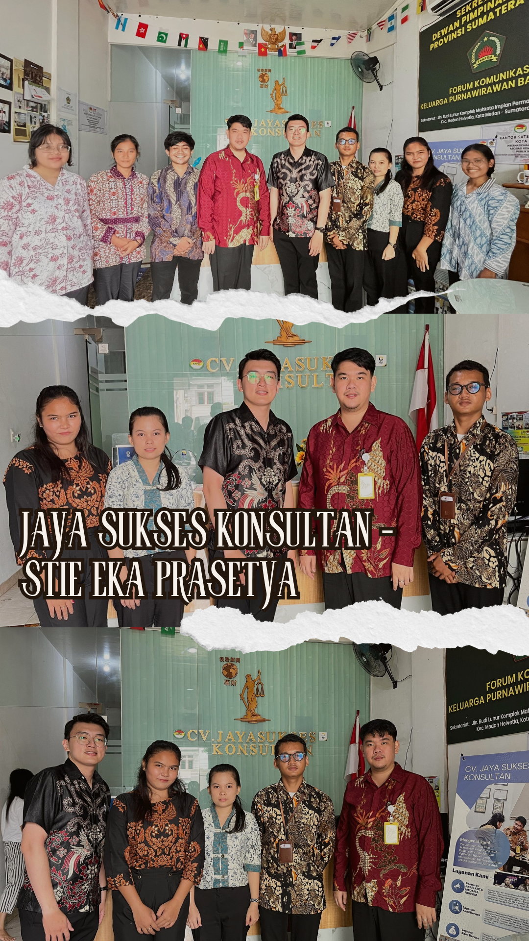 Kunjungan Inspiratif Kaprodi Akuntansi STIE EKA PRASETYA ke Jaya Sukses Konsultan: Menandai Hari Pertama Program Pemagangan Mahasiswa